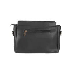 Metro Black Quilted Medium Cross Body Bag image 3