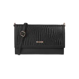 Metro Black Textured Free Size Clutch-picture-22