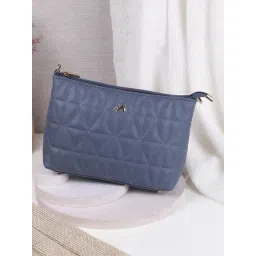 Metro Blue Quilted Medium Sling Handbag-image-0