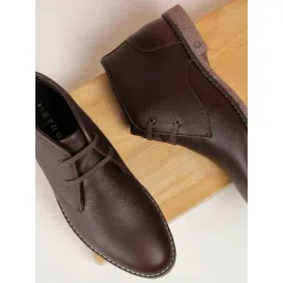 Metro Brown Chukka Boots-picture-24