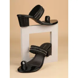 Metro Embellished Block Heel Sandals-picture-39