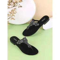 Metro Embellished Block Mules-picture-41