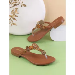 Metro Embellished Block Sandals image 1