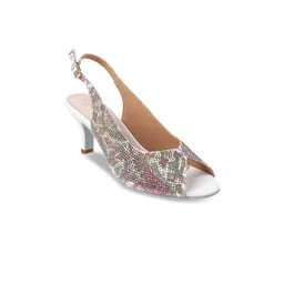 Metro Embellished Slim Heels Peep Toes-picture-20