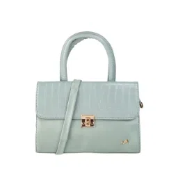 Metro Green Textured Medium Handbag-picture-11