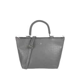 Metro Grey Textured Medium Handbag-picture-36