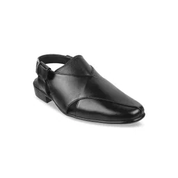 Metro Men Black Shoe-Style Sandals-picture-35