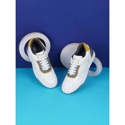 Metro Men Colourblocked Comfort Insole Lace-Ups Sneakers-picture-35