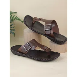 Metro Men Leather Comfort Sandals-picture-18
