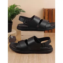Metro Men Leather Comfort Sandals-picture-43