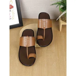 Metro Men Leather Comfort Sandals-picture-27