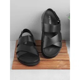 Metro Men Leather Comfort Sandals-picture-41