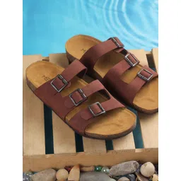 Metro Men Leather Comfort Sandals-picture-25