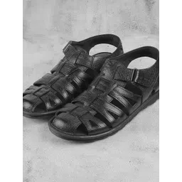 Metro Men Leather Comfort Sandals-picture-29