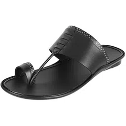 metro Men Leather Ethnic Comfortable Kolhapuri Chappal-picture-21