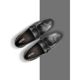 Metro Men Leather Formal Horsebit Loafers-picture-45