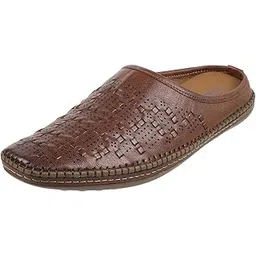 metro Men Leather Slip Ons, (18-1593)-picture-38
