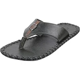 metro Men Leather Slippers, (16-432)-picture-16