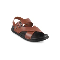 Metro Men Tan Comfort Sandals-picture-29