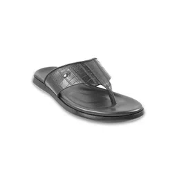 Metro Men Textured Leather Comfort Sandals-picture-34