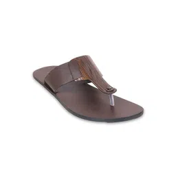Metro Men Textured Leather Comfort Sandals-picture-16