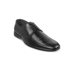 Metro Men Textured Leather Formal Derbys-picture-34