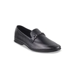 Metro Men Textured Leather Formal Loafers-picture-26