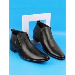 Metro Men's Black Formal Boots-picture-30