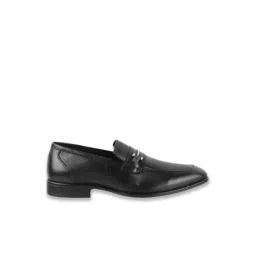 Metro Men's Black Formal Loafers-picture-24
