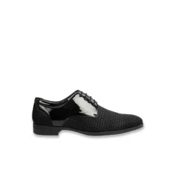 Metro Men's Black Oxford Shoes-picture-27