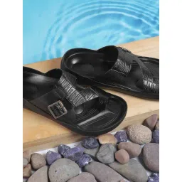 Metro Men's Black Toe Ring Sandals-picture-35