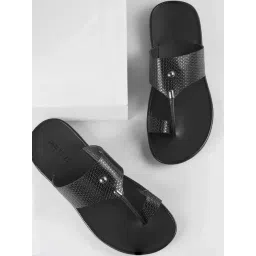 Metro Men's Black Toe Ring Sandals-picture-27