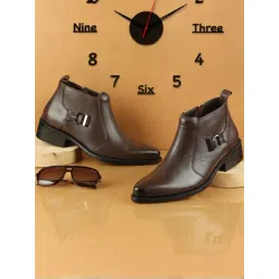 Metro Men's Brown Formal Boots-picture-29