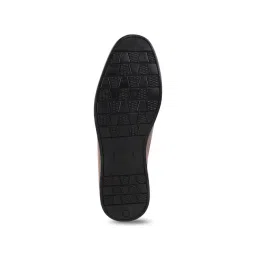 Metro Men's Brown Formal Loafers image 4