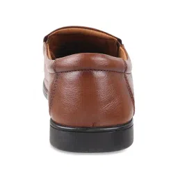 Metro Men's Brown Formal Loafers image 5