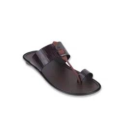Metro Men's Brown Kolhapuri Sandals-picture-43