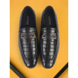 Metro Men's Brown Loafers-picture-29