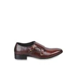 Metro Men's Brown Monk Shoes-picture-28