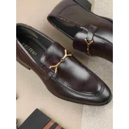 Metro Men's Brown Slip-On Shoes-picture-14