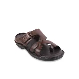 Metro Men's Brown Toe Ring Sandals-picture-25