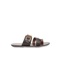 Metro Men's Brown Toe Ring Sandals-picture-43