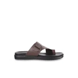 Metro Men's Brown Toe Ring Sandals-picture-16