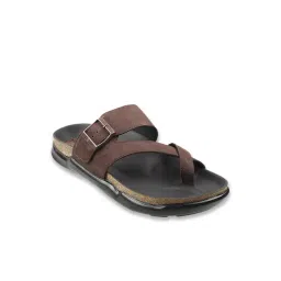 Metro Men's Brown Toe Ring Sandals-picture-46