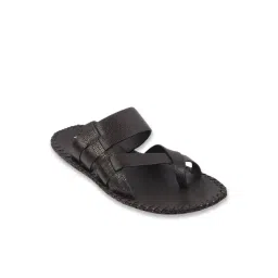Metro Men's Brown Toe Ring Sandals-picture-36
