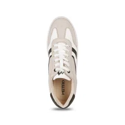 Metro Men's Off White Casual Sneakers image 4