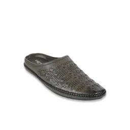 Metro Men's Olive Mule Shoes-picture-25