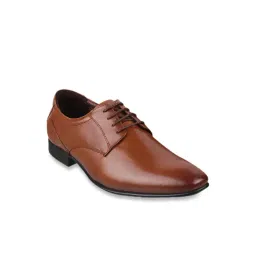 Metro Men's Tan Derby Shoes-picture-35