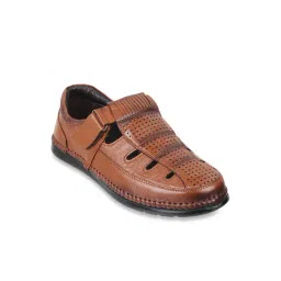 Metro Men's Tan Fisherman Sandals-picture-43