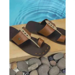 Metro Men's Tan Toe Ring Sandals-picture-21