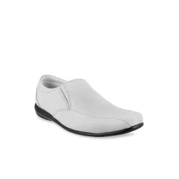 Metro Men's White Formal Slip-Ons-picture-43